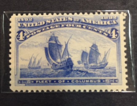 1893 4¢ Fleet of Columbus