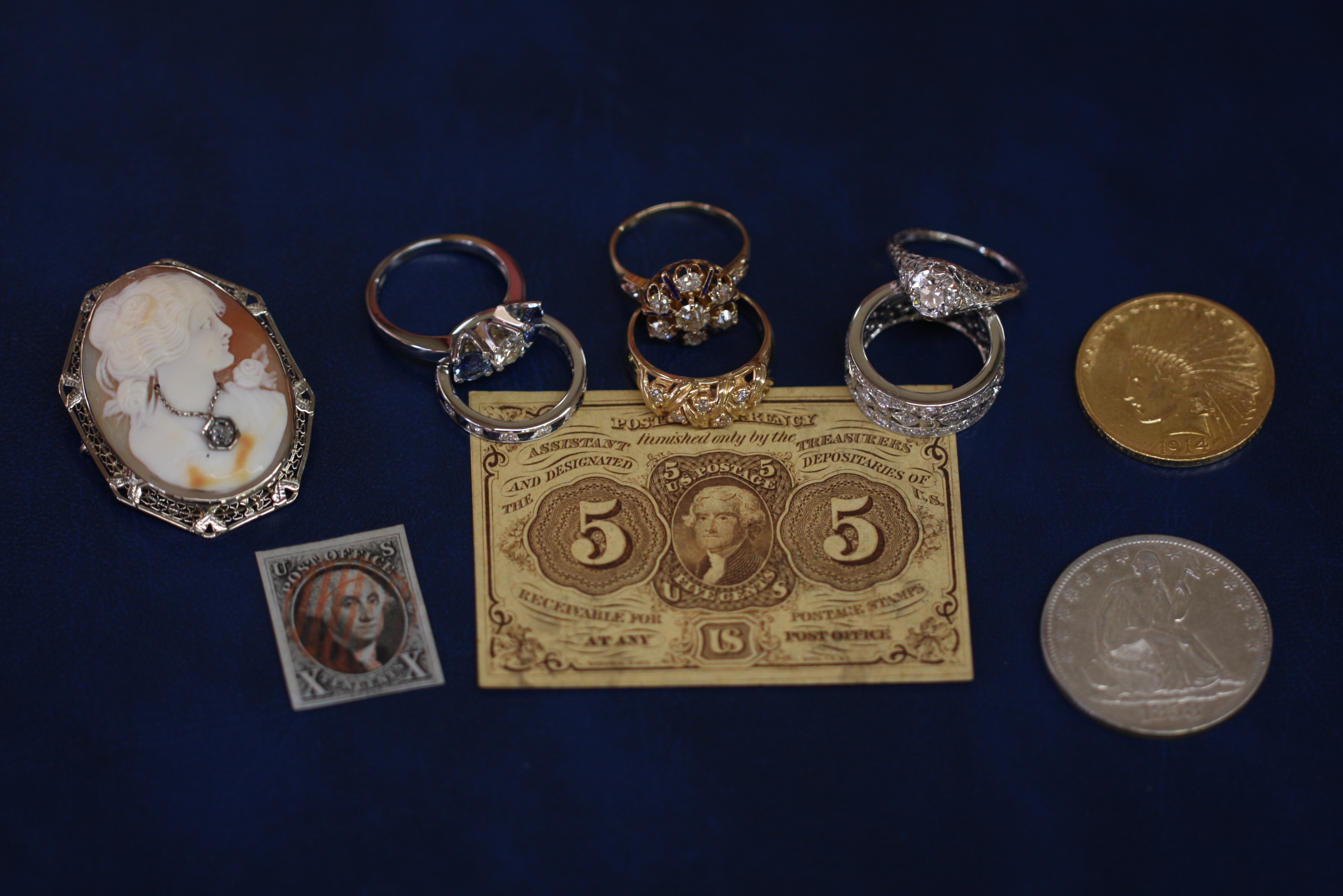 Treasures Through Time - Central Virginia Coin, Logo